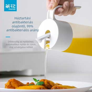 Omega mattított üveg olajtartó kanna, modern stílus