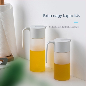 Omega mattított üveg olajtartó kanna, modern stílus