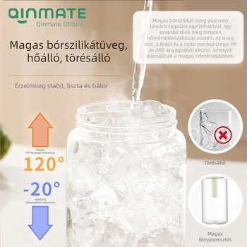 Gravitációs automata nyitás-zárású olajtartó üveg, csepegésmentes, a konyhába