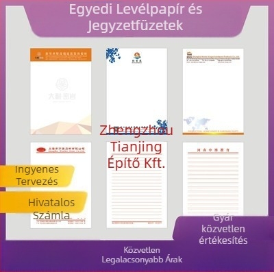 Logózott írópapír, testreszabható • Offset papír 80-200 g • Modell JM402003 • Logó nyomtatás elérhető