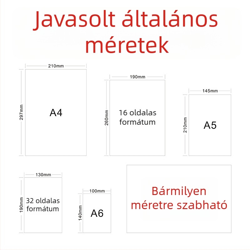 Logózott írópapír, testreszabható • Offset papír 80-200 g • Modell JM402003 • Logó nyomtatás elérhető