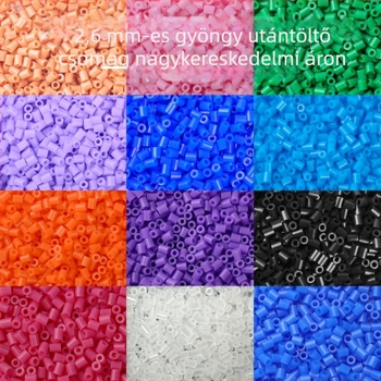 Fused Bean kiegészítő csomag – DIY sík puzzle játék, műanyag, 7–14 éveseknek