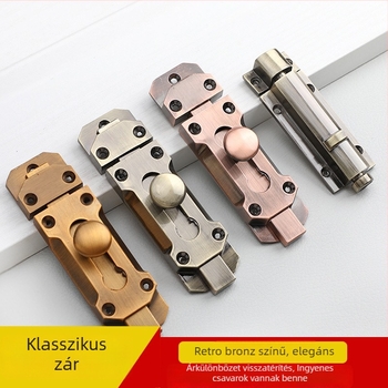 A típusú zárókapocs ajtókhoz és ablakokhoz, modell 9202, cink ötvözet, antik stílus, márka Aichmann