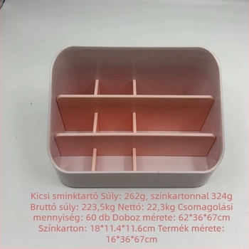 Asztali rendező fiókokkal — műanyag, testreszabható, 2022 téli megjelenés, Nordic stílus