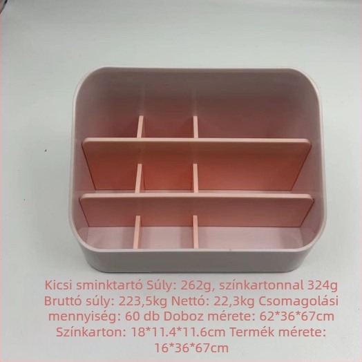 Asztali rendező fiókokkal — műanyag, testreszabható, 2022 téli megjelenés, Nordic stílus