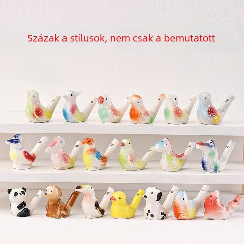 Kerámiából készült vízivilág madár síp — tájjellegű szuvenír játék; ideális személyes ajándék kollégáknak, barátoknak, gyerekeknek vagy osztálytársaknak (Enshi); megfelelő Tanárnapra, Nemzeti Ünnepre és Gyermeknapra; tökéletes utazási emlékekhez, diplomaos