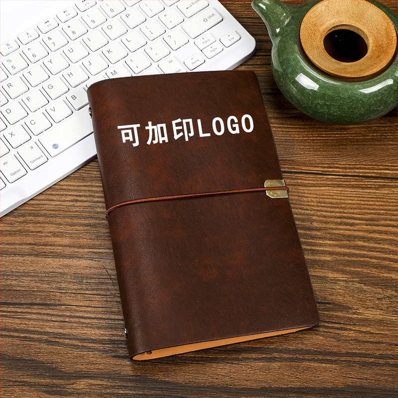 A5-ös notesz téphető lappal, Crazy Horse PU bőrrel, színváltó hatású, hordozható pánttal – retro napló