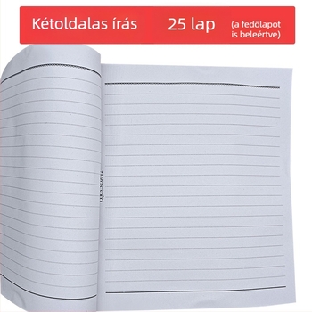 Retro puha kötésű jegyzetfüzet, dupla oldalas oldalakkal, 75 g-os faipapír