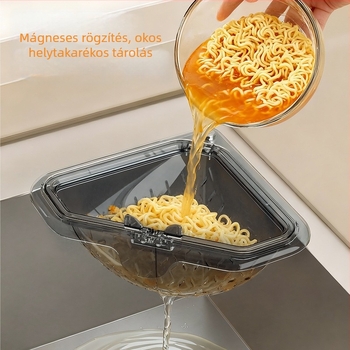 ABS anyagú mosogató lefolyókosár, ételmaradékok szűrésére