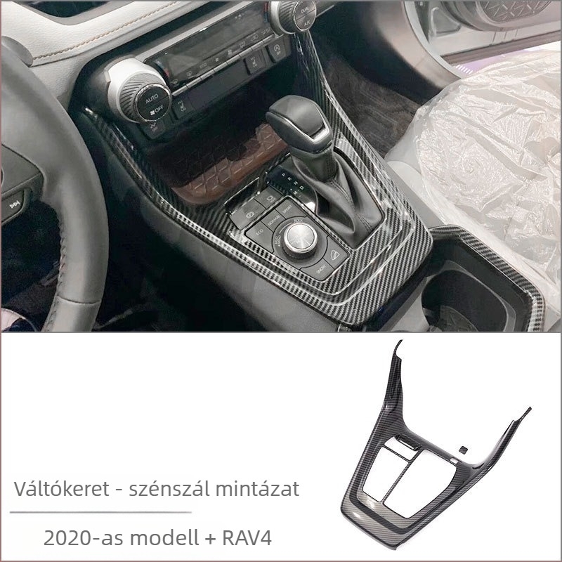 ABS belsőépítési készlet Toyota RAV4 RongFanghoz — egységes öntvény középső konzolhoz, pohártartó és kapcsolópanel