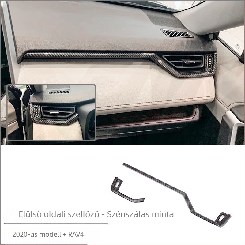 ABS belsőépítési készlet Toyota RAV4 RongFanghoz — egységes öntvény középső konzolhoz, pohártartó és kapcsolópanel