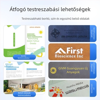 This is cool jegyzetfüzet PU bőrhatású borítóval, cérnavarral kötve, Dowling papír 80 g