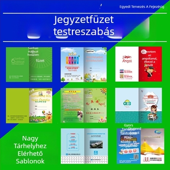 A5-ös testreszabott jegyzetfüzet vezeték nélküli kötésekkel, 80 g/m² offset papírral, logónyomtatás elérhető, testreszabás tartalmazva, modell bzdz0011, Snail Stroll