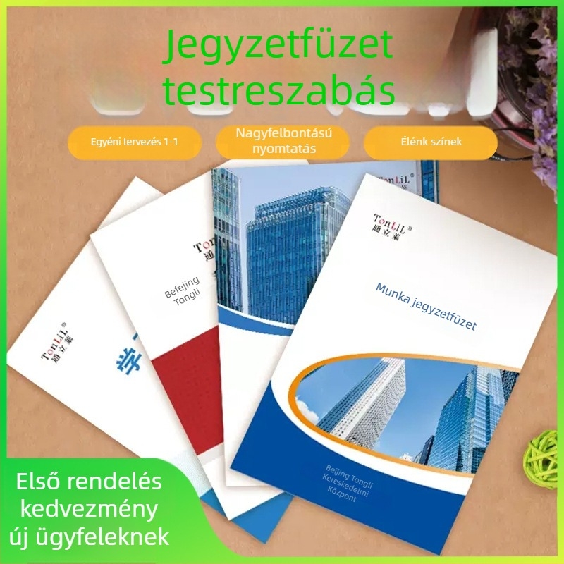 A5-ös testreszabott jegyzetfüzet vezeték nélküli kötésekkel, 80 g/m² offset papírral, logónyomtatás elérhető, testreszabás tartalmazva, modell bzdz0011, Snail Stroll
