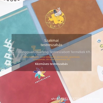 Üzleti notesz készlet, PU fedél, ragasztó kötés, Forest papír 80 gsm, alumínium ötvözet szerkezet, modell 00102