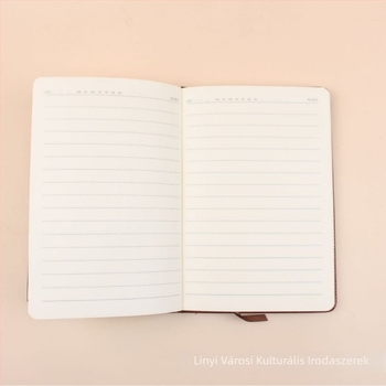 Jin Kailai T79 sorozat notesz, műbőr borító, drótos kötés, Forest papír 80G, 120 oldal