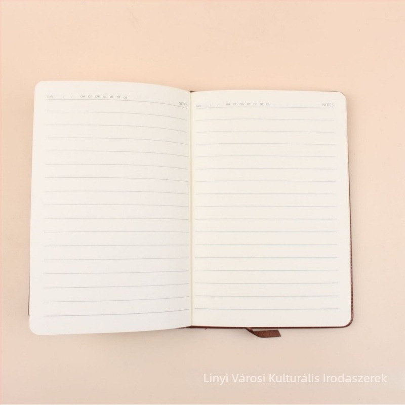 Jin Kailai T79 sorozat notesz, műbőr borító, drótos kötés, Forest papír 80G, 120 oldal