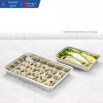 304 rozsdamentes acél ebédes doboz, téglalap alakú, 800–1000 ml, multifunkcionális, modern minimalista kialakítás