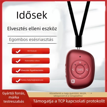 RF-V50 Medál 4G kapcsolattal, SOS egygombos hívás, 1000 mAh akkumulátor, iOS kompatibilis