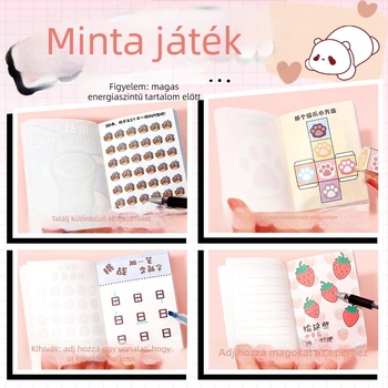 Notebook Coco mira – vezeték nélküli kötés, Dowling papír, 100 g/m2, 100–200 oldal, japán-koreai aranyos stílus