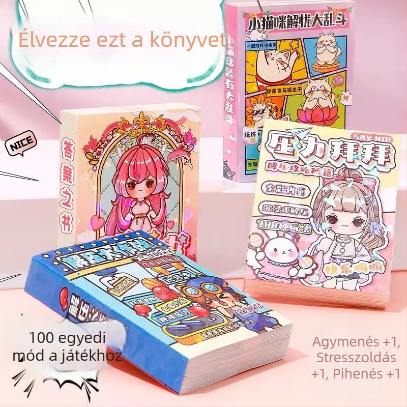 Notebook Coco mira – vezeték nélküli kötés, Dowling papír, 100 g/m2, 100–200 oldal, japán-koreai aranyos stílus