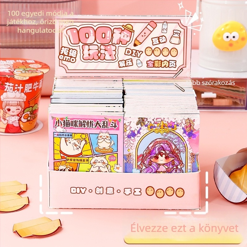 Notebook Coco mira – vezeték nélküli kötés, Dowling papír, 100 g/m2, 100–200 oldal, japán-koreai aranyos stílus