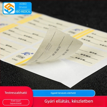 Obo PVC orvosi kémiai indikátor RF címke a magas hőmérsékletű gőz sterilizáláshoz — testreszabható, kórházak és egészségügyi központok számára