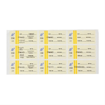 Obo PVC orvosi kémiai indikátor RF címke a magas hőmérsékletű gőz sterilizáláshoz — testreszabható, kórházak és egészségügyi központok számára