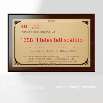 Testreszabott rozsdamentes acél azonosítótáblák elektromos berendezésekhez és szelepekhez