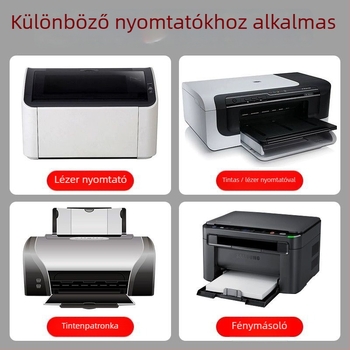 Öntapadós címkézőpapír lézer- és tintasugaras nyomtatáshoz, 170 gsm, nyomtatható, logisztikához