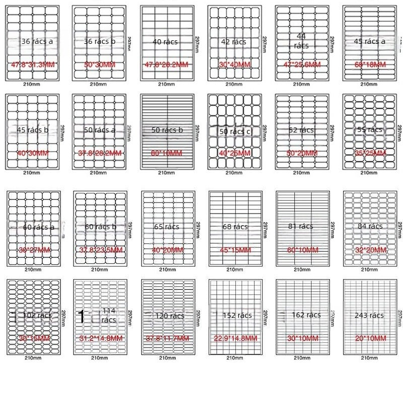 Könyvekhez és írószerekhez név címkék • PVC öntapadós • formák: négyzet, téglalap, ovális • nyomtatás: digitális/UV/négy színes nyomtatás • vastagság: 0,08 mm • ragasztó: vízbázisú vagy forró olvadó