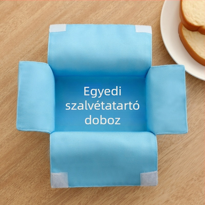Vászonból készült zsebkendő doboz, egyedi tervezéssel, falra szerelhető, otthonra és autóba, modern minimalista stílus