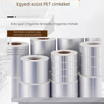 Öntapadós címke – Matt papír, vízálló, egyedi kézírással nyomtatás, különböző formák