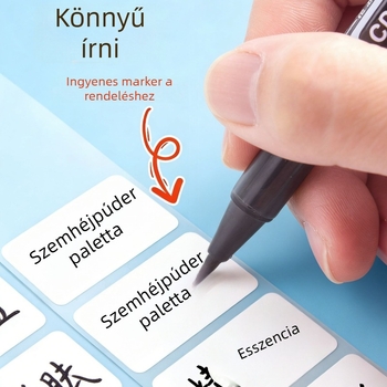 Öntapadós írható címke papír, termikus PP, felület: szintetikus papír, ragasztó: nem száradó, vastagság 75, hosszú távú hőmérséklet-ellenállás 50, forma: téglalap