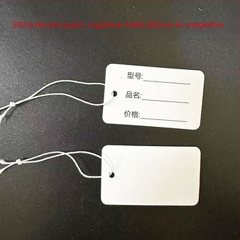 Rugalmas zsinór függő címkék, írható, papírtárcák ékszerekhez, Márka: Más