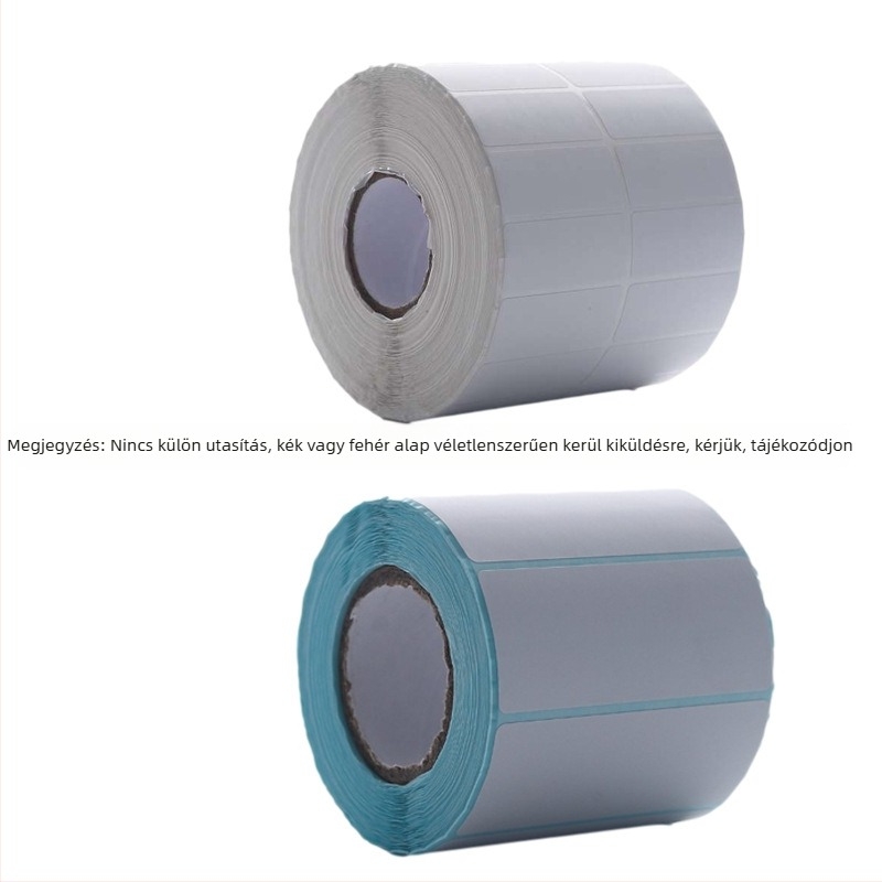 Háromvédelmi termál címke papír, 30×40 mm, 700 darab, színes vonalkód címkék és kézzel írt bélyeg matricák