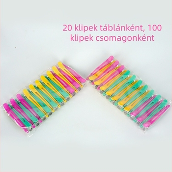 Krokodil hajcsipesz XT-5 – Card Xuan, 100 db csomagolásonként, Zhejiang eredetű, hazai márka