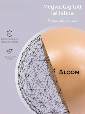 ABS anyagú jóga labda, megerősített, robbanásbiztos kivitelben, csípő formázására és medencealapi izmok edzésére – Pilates labda