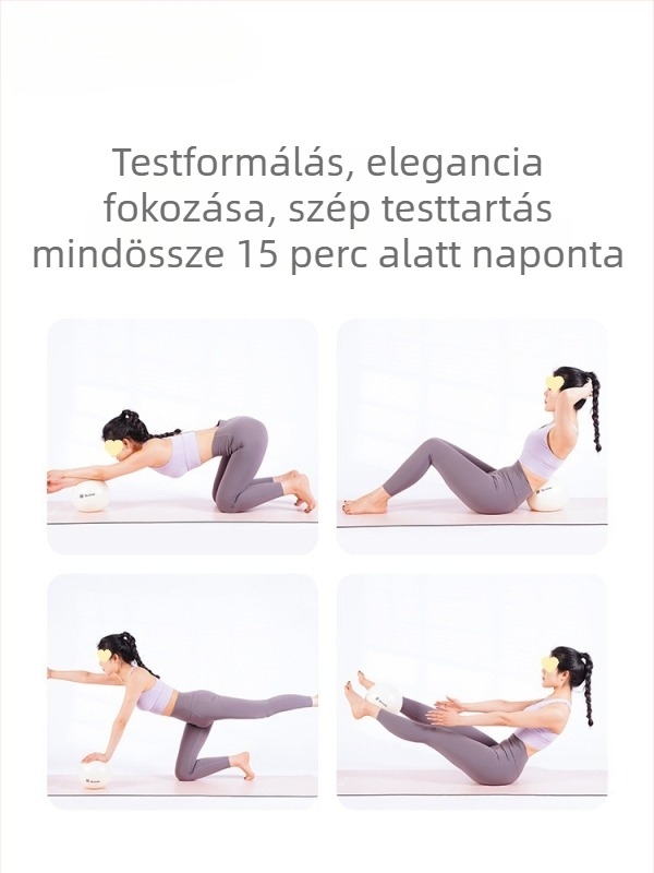 ABS anyagú jóga labda, megerősített, robbanásbiztos kivitelben, csípő formázására és medencealapi izmok edzésére – Pilates labda