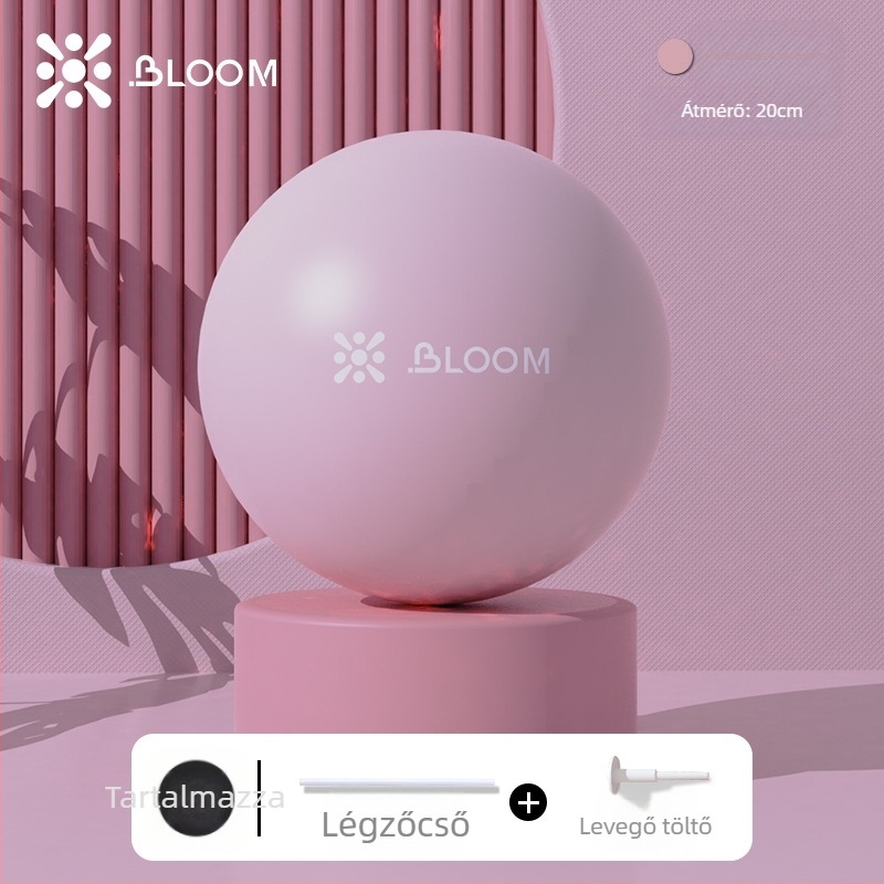 ABS anyagú jóga labda, megerősített, robbanásbiztos kivitelben, csípő formázására és medencealapi izmok edzésére – Pilates labda