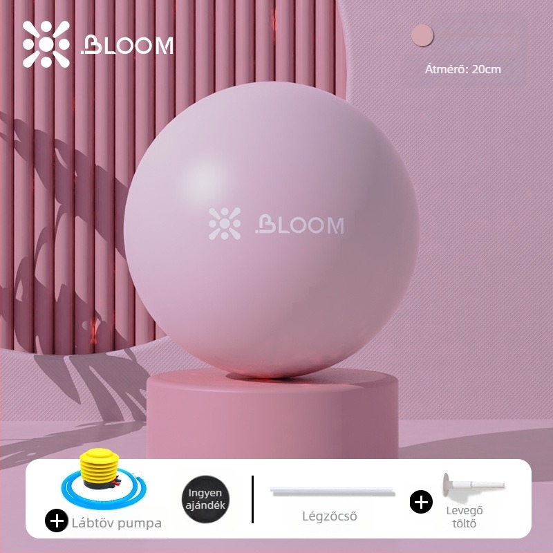 ABS anyagú jóga labda, megerősített, robbanásbiztos kivitelben, csípő formázására és medencealapi izmok edzésére – Pilates labda