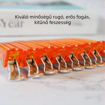 Professzionális alumínium hajklipsz, kacsaorrú formájú a frufru számára, nyom nélkül