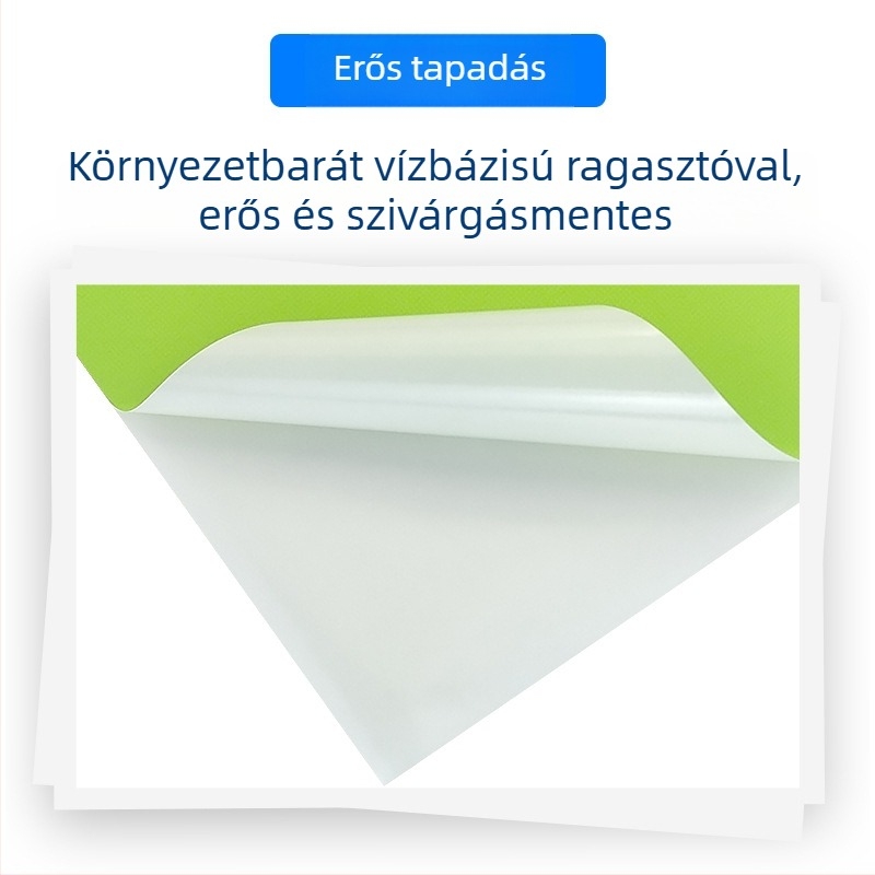 Rézlemezes öntapadós címkék, téglalap alakú, fényes felület, nyomtatáshoz és inkjethez, vastagság 0,04 mm, vízbázisú ragasztó, 100 példány