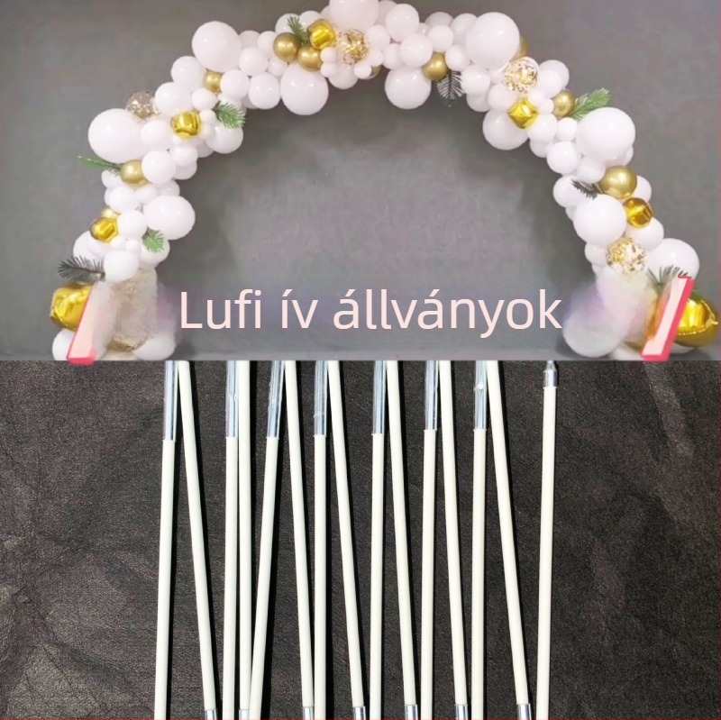 Balloon arch alap és oszlop esküvői dekorációhoz; nem importált; Márka: Más