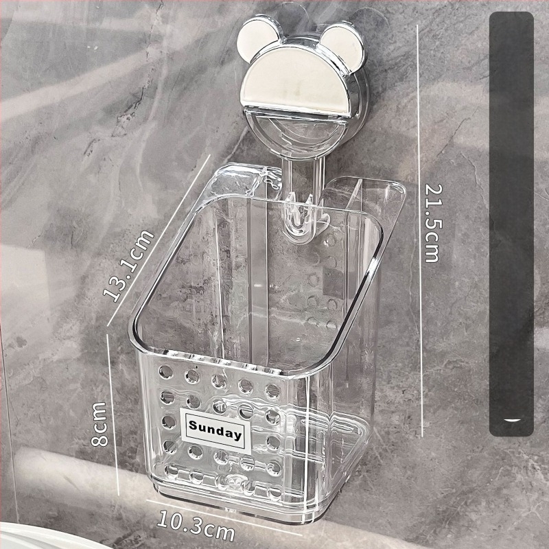 Fali szívókorongos tároló zöldhagymához, gyömbérhez és fokhagymához — konyha, fúrás nélküli felszerelés