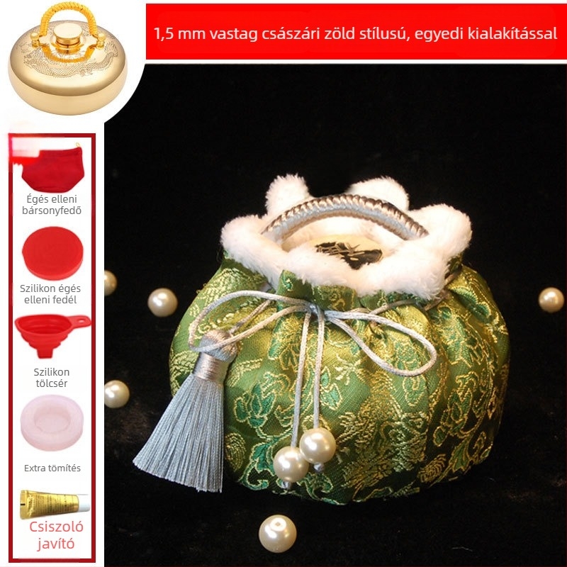 Vízben töltött melegítő palack masszázs funkcióval a lábakra, derékra, kezekre és hasra; forró és hideg kettős használat; testreszabható