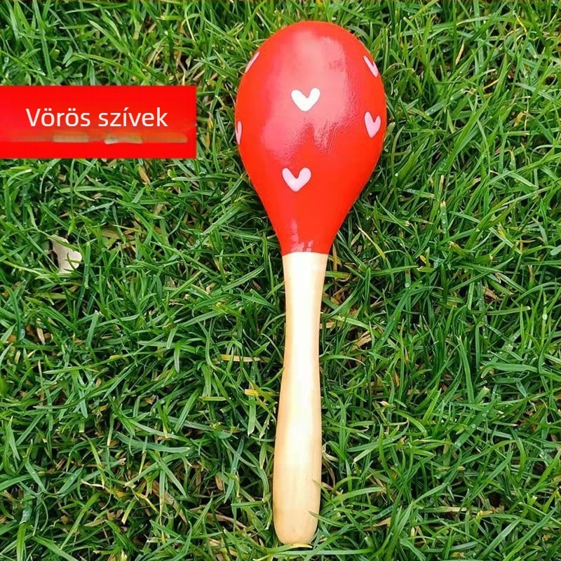 Fából készült Orff zenei hangszer babáknak — korai nevelés célú perkusz játék 0–3 éveseknek
