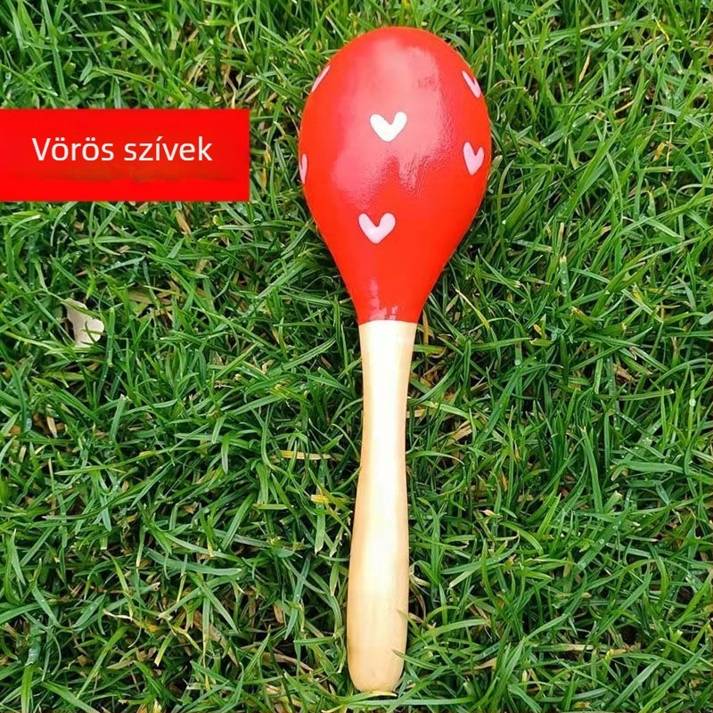 Fából készült Orff zenei hangszer babáknak — korai nevelés célú perkusz játék 0–3 éveseknek