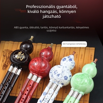 Hulusi hangszer, modell C/B, márka Polygonum wind, anyag: műfa, csomagolás: dobozban.