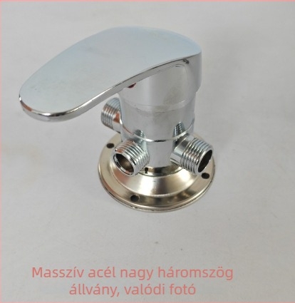 Napenergiás vízmelegítőhöz zuhanykeverő – Type A ötvözetű kis Tee; működési nyomás 10; víz hőmérséklete 100°C; kiáramló áramlás 10; alkalmazás: mosdó